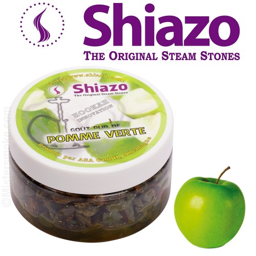 Aroma fara tutun pentru narghilea Shiazo Green Apple cu aroma de mere verzi
